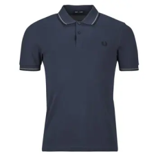 Fred Perry Rövid ujjú galléros pólók TWIN TIPPED FRED PERRY SHIRT Szürke EU M