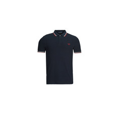 Fred Perry Rövid ujjú galléros pólók TWIN TIPPED FRED PERRY SHIRT Tengerész EU L