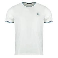 Fred Perry Rövid ujjú galléros pólók TWIN TIPPED T-SHIRT Fehér EU XS