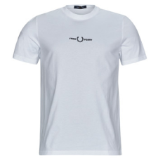 Fred Perry Rövid ujjú pólók EMBROIDERED T-SHIRT Fehér EU M férfi póló