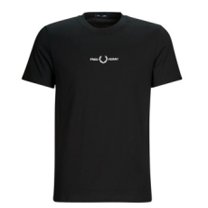 Fred Perry Rövid ujjú pólók EMBROIDERED T-SHIRT Fekete EU M