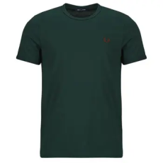 Fred Perry Rövid ujjú pólók RINGER T-SHIRT Zöld EU XL