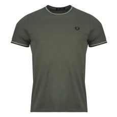 Fred Perry Rövid ujjú pólók TWIN TIPPED T-SHIRT Zöld EU M