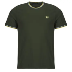 Fred Perry Rövid ujjú pólók TWIN TIPPED T-SHIRT Zöld EU XL