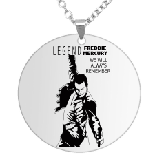  Freddie Mercury medál lánccal, választható több formában és színben nyaklánc