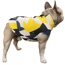  Free Dogs bélelt kutyakabát, sárga, 6XL-es kutyaruha