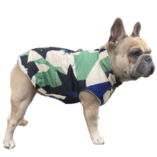  Free Dogs bélelt kutyakabát, zöld, 5XL-es kutyaruha