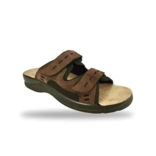  Free Line 8194 barna két tépőzáras férfi papucs 44-es méret férfi papucs