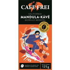 Frei Café CAFE FREI Kávé, pörkölt, szemes, 125 g, CAFE FREI &quot;Kaliforniai mandula&quot; morello meggyel kávé