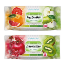 freshmaker Freshmaker FRUIT nedves törlőkendő 100 lapos kupakos tisztító- és takarítószer, higiénia