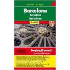 Freytag &amp; Berndt Barcelona tétkép 1:10 000 City Pocket vízhatlan Freytag térkép