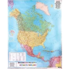 Freytag &amp; Berndt Észak-Amerika falitérkép politikai-domborzati térkép , műanyaghengerben, 1:8 000 000 Freytag térkép NAM P