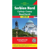 Freytag &amp; Berndt Észak-Szerbia térkép 1:200 000 Freytag térkép AK 0714