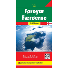 Freytag &amp; Berndt Faroe térkép, Faroe-Szigetek térkép Freytag 1:100 000 2017 térkép