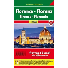 Freytag &amp; Berndt Firenze térkép 1:10 000 Freytag pocket, Firenze zsebtérkép térkép
