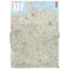 Freytag &amp; Berndt Németország falitérkép fóliázott Freytag 1:700 000 93,5x126,5 cm térkép