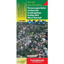 Freytag &amp; Berndt WK 023 Thermenregion Baden, Forchtenstein, Rosaliengebirge , Bucklige Welt, Wiener Neustadt turistatérkép 1:50 000 térkép