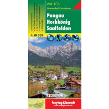 Freytag &amp; Berndt WK 103 Pongau, Hochkönig térkép, Saalfelden turistatérkép 1:50 000 2015 térkép