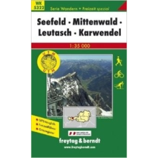 Freytag &amp; Berndt WK 5322 Seefeld, Mittenwald, Leutasch, Karwendel turistatérkép 1:35 000 térkép