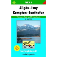 Freytag &amp; Berndt WKD 3 Allgäu-Isny-Kempten-Sonthofen turista térkép Freytag 1:50 000 térkép