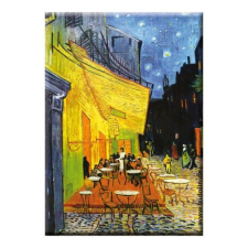  FRI.18301 Hűtőmágnes 8x5,4x0,3cm,Van Gogh:Kávéház éjjel hűtőmágnes