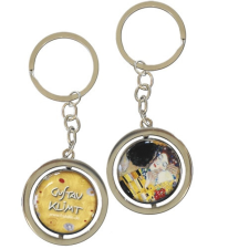 Fridolin Kulcstartó fémkarika kétoldalas, Klimt:The Kiss kulcstartó