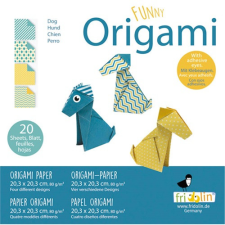 Fridolin Origami Fridolin Funny Kutya 20x20 cm 20 lap/csomag kreatív papír