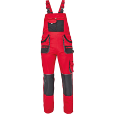 Fridrich&Fridrich Fridrich & Fridrich Hans kantáros nadrág piros/antracit színben