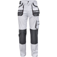 Fridrich&Fridrich Fridrich & Fridrich Carl BE-01-003 munkavédelmi nadrág fehér/szürke színben