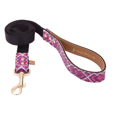 Friendship Collar The Pedigree hercegnő kutyapóráz  120 cm mályva alap nyakörv, póráz, hám kutyáknak