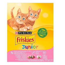 Friskies Állateledel száraz PURINA Friskies Junior macskáknak csirkével, zöldségkkel és tejjel 300g macskaeledel