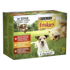 Friskies csirkével, marhával, báránnyal szószban nedves eledel felnőtt kutyáknak 12x100gr kutyaeledel