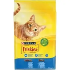 Friskies FRISKIES Lazaccal és hozzáadott zöldségekkel száraz macskaeledel 10kg macskaeledel