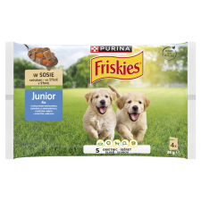 Friskies Junior Multipack szószos kutyaeledel 4 x 85 g kutyaeledel