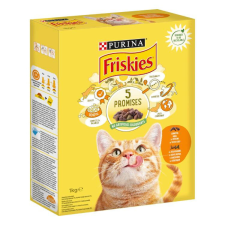 FRISKIES MACSKAELEDEL SZÁRAZ CSIRKE ZÖLDSÉG 1KG macskaeledel