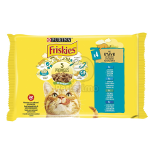 Friskies nedves macskaeledel szószban - lazaccal, tonhallal, szardíniával, tőkehallal 12 x 85 g macskaeledel