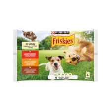  FRISKIES Szószos válogatás felnőtt kutyáknak 4 x 85 g kutyaeledel