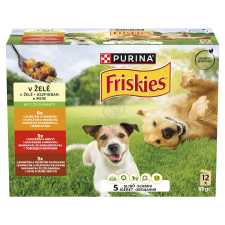 Friskies válogatás nedves kutyaeledel aszpikban 12 x 85 g kutyaeledel