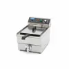  Fritőz olajsütő rozsdamentes - lefolyócsappal - 16 liter - Maxima 09365010