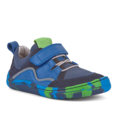 Froddo – Átmeneti gyerekcipő - barefoot, bőr – kék, zöld 31