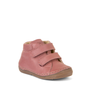Froddo – Átmeneti, magasszárú, dupla tépőzáras bőr gyerekcipő - sötét rózsaszín - 25 gyerek cipő