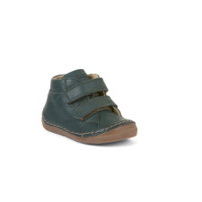 Froddo – Átmeneti, magasszárú, dupla tépőzáras bőr gyerekcipő – sötétzöld - 21 gyerek cipő