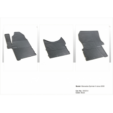 Frogum gumiszőnyeg garnitura Mercedes Sprinter II 2006- Volkswagen Crafter 2006- (D00741) autószőnyeg