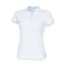 FRONT ROW FR201 LADIES CONTRAST POLO SHIRT XL munkaruha