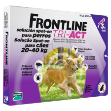  Frontline Tri-Act rácsepegtető oldat kutyáknak 20-40 kg-os kutyáknak élősködő elleni készítmény kutyáknak