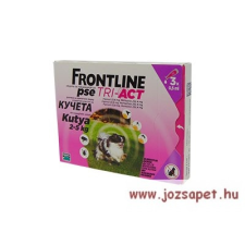 Frontline Tri-act XS 2-5kg súlyú kutyának 3*1 pipetta élősködő elleni készítmény kutyáknak