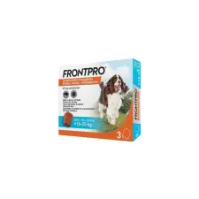  FrontPro rágótabletta 10-25kg-os kutyáknak 3 tabletta élősködő elleni készítmény kutyáknak