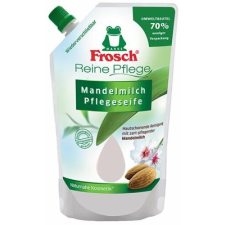 Frosch Folyékony szappan utántöltő, 0,5 l, FROSCH, mandulatej tisztító- és takarítószer, higiénia