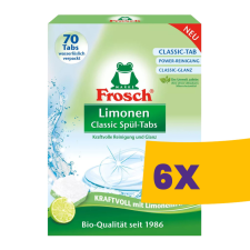 Frosch mosogatógép tabletta Zöldcitrom - Lime 70db-os (Karton - 6 csomag) tisztító- és takarítószer, higiénia