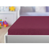  Frottír gumis lepedő gyerekágyhoz PREMIUM 60x120 cm bordó